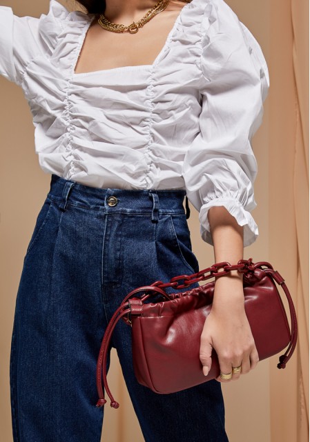 Jeans παντελόνι ψηλόμεσο